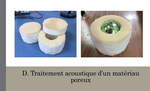 Acoustic treatment based on integrated Helmholtz resonators (French)
